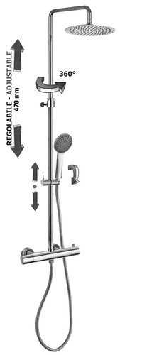 Colonna doccia con - , miscelatore